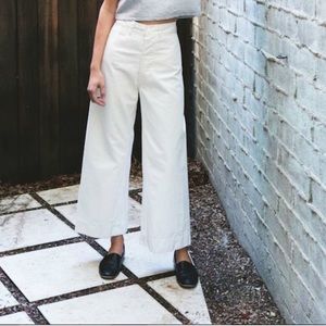 Madewell wide-leg crop jeans